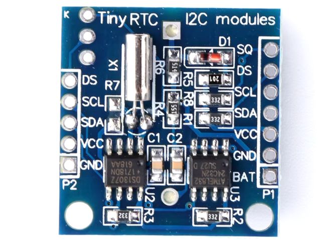 A DS1307 órachip (RTC) használata - Cseh Robert / TavIR DS1307 modul : DS1307 RTC és 24LC32 EEPROM