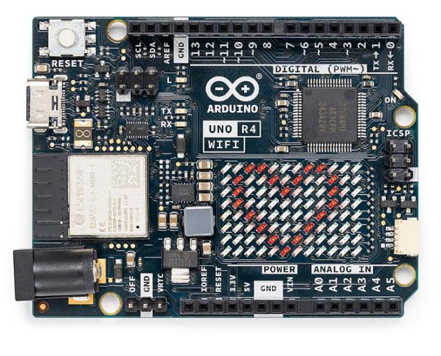 A szív alak (heart) megjelenítése - 
Arduino LED-mátrix projekt: 14 ikon és 26 animáció az induláshoz
