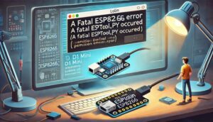 Egy ESP8266 modul, amely a rendszeren egy PermissionError hibát jelez - fatal esptool.py error