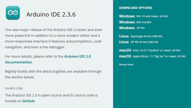 Arduino IDE 2.3.6 download