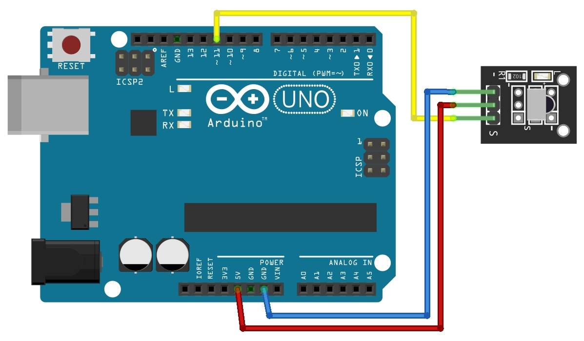 Infravörös vevőmodul tesztelése Arduino UNO-val - hogyan olvassunk távirányítót digitálisan (KY-022)? - Cseh Robert / TavIR A KY-022 VS1838B IR infravörös vevőmodul bekötése egy Arduino UNO lapra