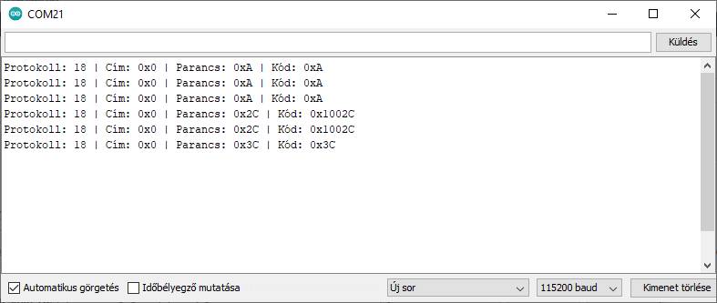 Infravörös vevőmodul tesztelése Arduino UNO-val - hogyan olvassunk távirányítót digitálisan (KY-022)? - Cseh Robert / TavIR Az Arduino Serial Monitor ablakában infravörös távirányító gombnyomásainak hexadecimális kódjai jelennek meg.