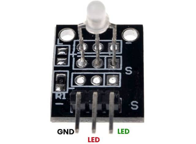 Kétszínű LED modul kapcsolása Arduino UNO-hoz (KY-029) - Cseh Robert / TavIR KY-029: Háromlábú , kétszínű duoled LED modul Arduino projektekhez