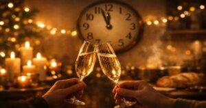Szilveszteri koccintás