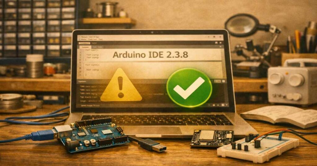 Arduino IDE 2.3.8 megjelent