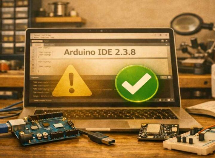 Arduino IDE 2.3.8 megjelent