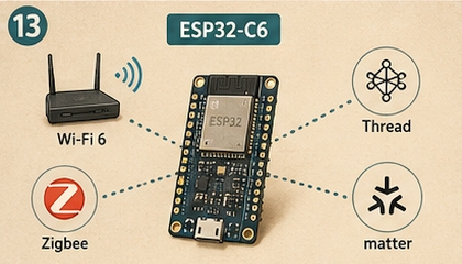 ESP32 család - Hát én immár kit válasszak? - Cseh Robert / TavIR ESP32-C6 modul