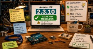 Arduino IDE 2.3.10 - végre javították a 2.3.9 veszélyes cache-hibáját - Cseh Robert / TavIR Arduino cache hiba megoldva. Megoldva?